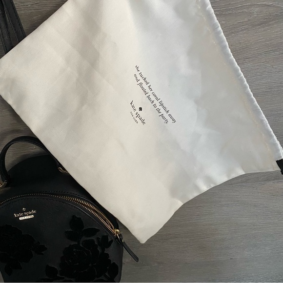 Kate Spade Cameron St Flock Roses Mini Backpack/ Crossbody - Picture 10 of 10
